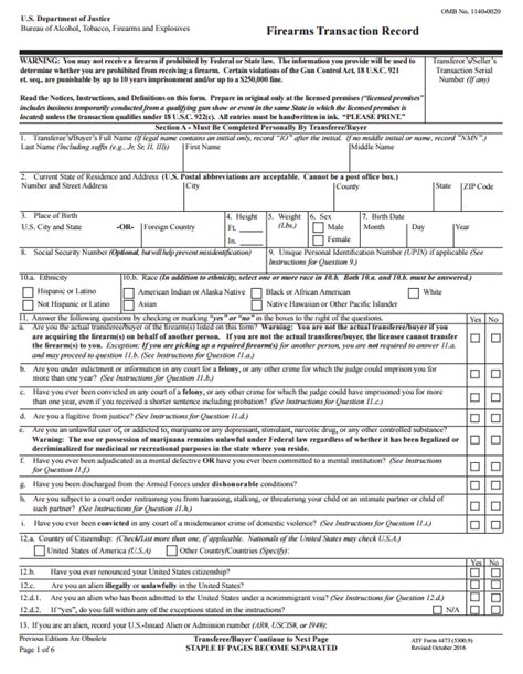 In 2013, the number one FFL compliance violation was the. . Which label do you scan to ring up a firearm transaction after completing the form 4473